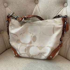 Coach fabric handbag